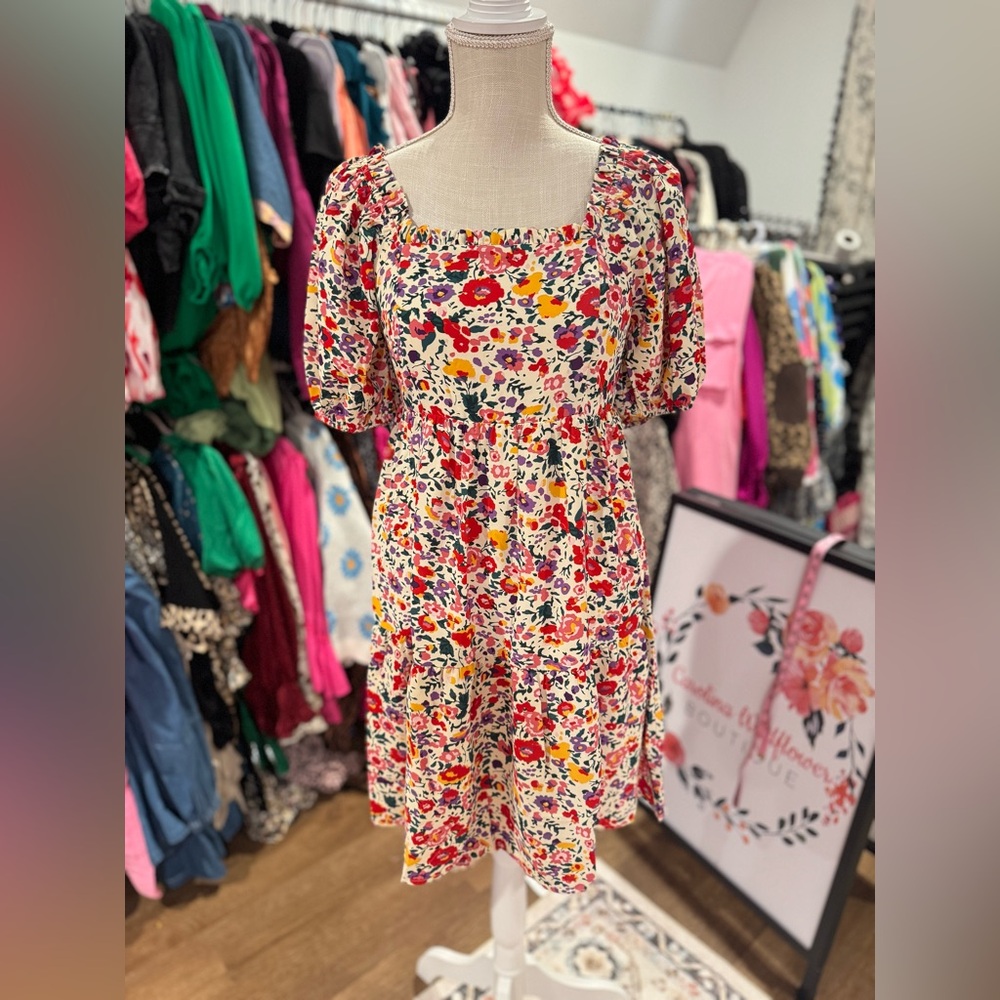 Multicolor Floral Dress